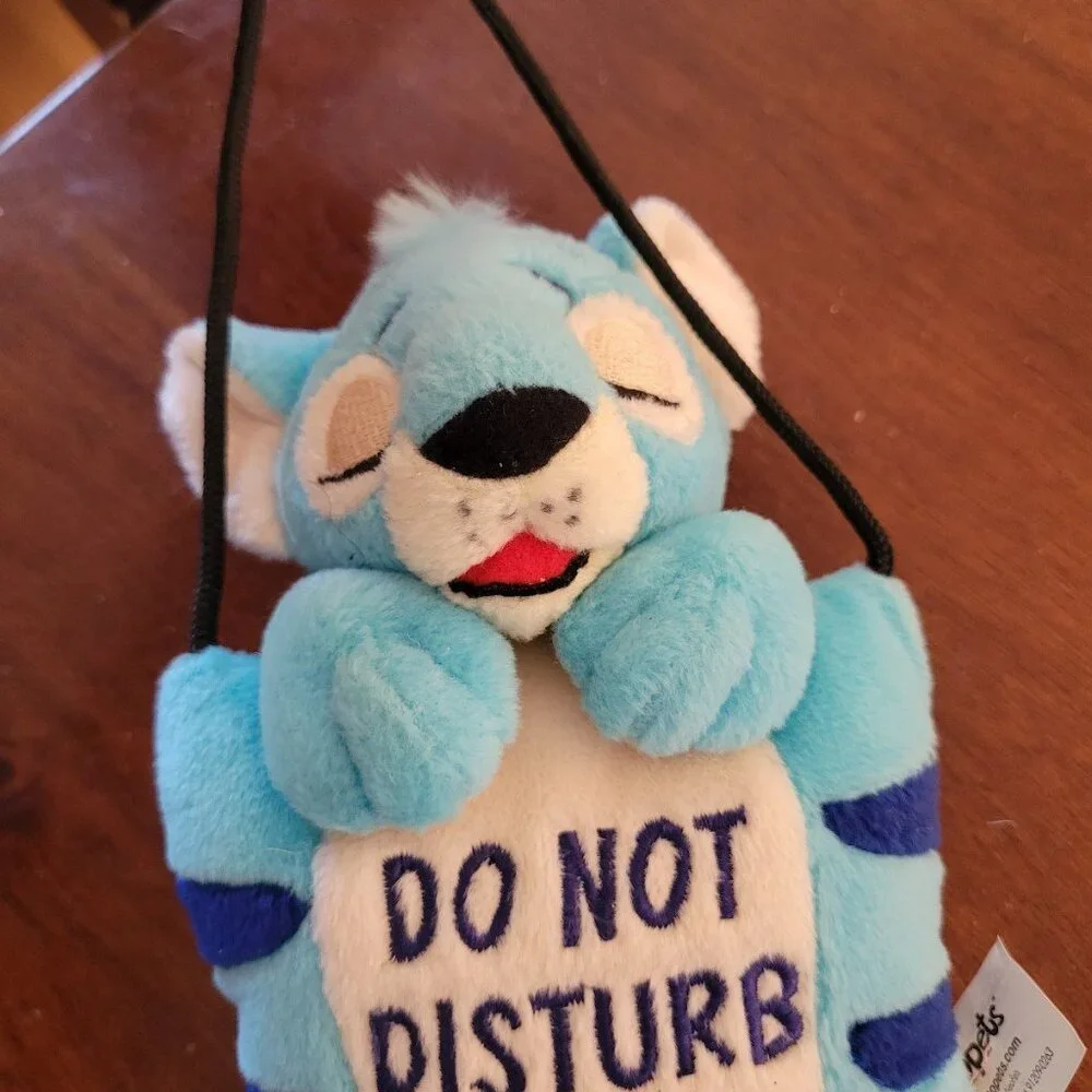 Rare Neopets Blue Kougra Plushie Door Hanger 2003. Plush is still Fluffy and puf - Picture 6 of 9